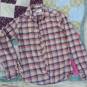 TAYLOR STITCH FLANNEL SHIRT SIZE SMALL 38